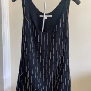 Diane von Furstenberg Black Embellished Top – Size 4